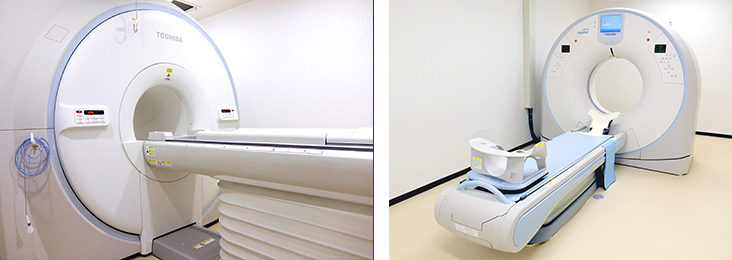 MRI/CTで画像診断